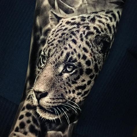 Realistic Leopard Tattoos | Leopard tattoos, Big cat tattoo, Jaguar tattoo