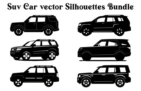 Vector Car Silhouettes Bundle, Set of Car vector silhouette Clipart ...