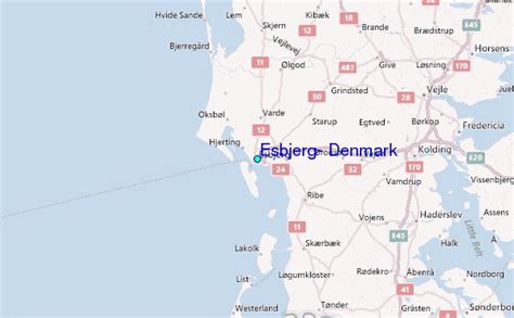 Esbjerg, Denmark Tide Station Location Guide