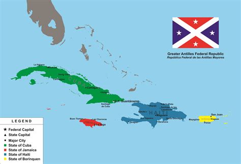 Greater Antilles Map