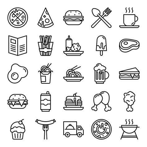 Fast Food Icon Vector Art, Icons, and Graphics for Free Download