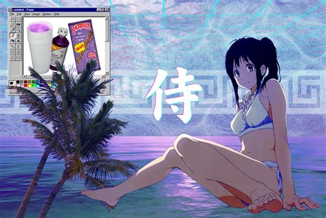 Some Anime Vaporwave Wallpapers | Vaporwave wallpaper, Anime wallpaper ...