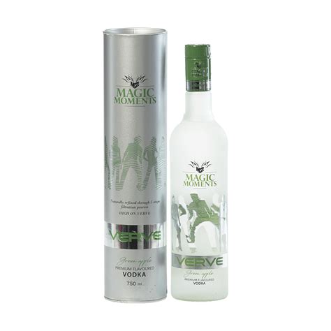 Magic Moments Verve Green Apple Premium Flavoured Vodka - Gold Quality ...