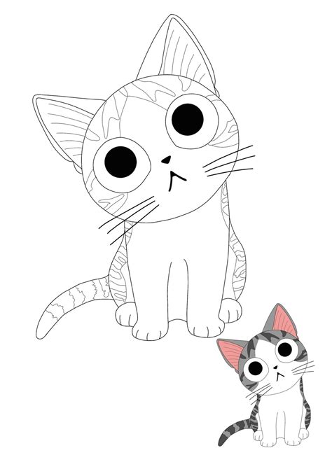 Chi Cat Coloring Pages - 2 Free Coloring Sheets (2021)