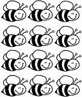 Bee Coloring Pages Printable sketch template
