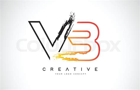 VB Creative Modern Logo Design Vetor ... | Stock vector | Colourbox