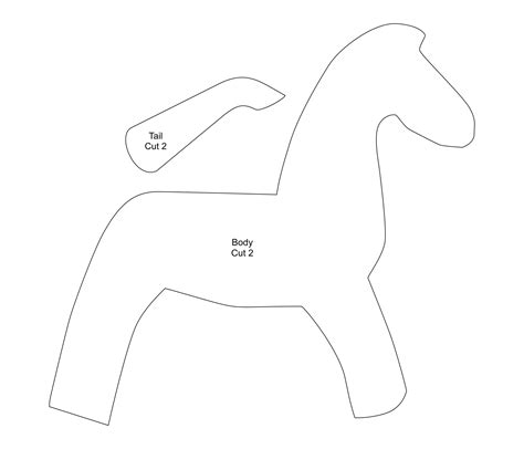 Horse Sewing Pattern