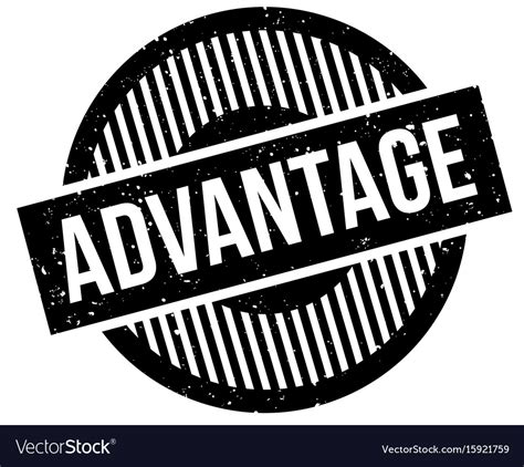 Advantage rubber stamp Royalty Free Vector Image