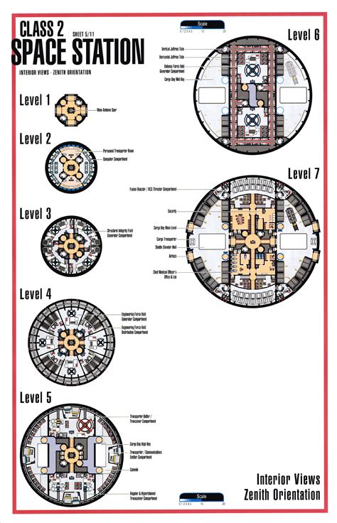 Sci Fi Space Stations Deck Plans