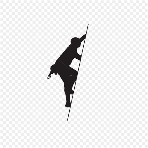 Rock Climber Silhouette PNG Images, Cliff Rock Climber Silhouette Illustration, Rock Climbing ...