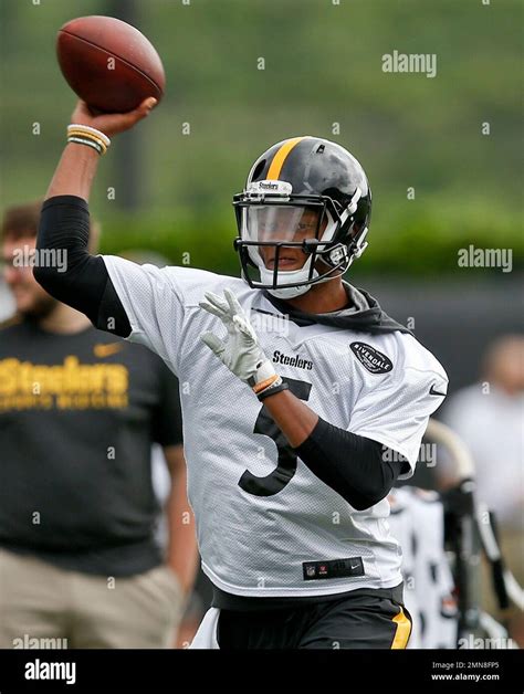 Pittsburgh Steelers quarterback Joshua Dobbs (5) during NFL football ...