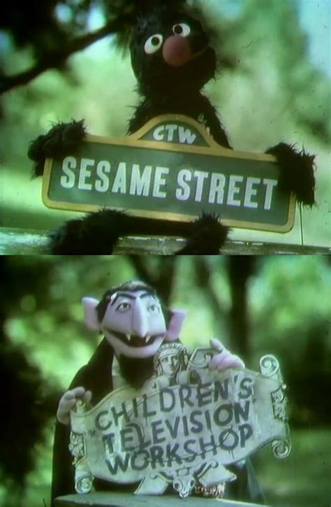 1980 "Sesame Street" closing credits signs | Sesame street, Street kids, Novelty christmas