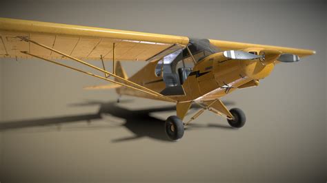 Piper PA-18 Supercub - 3D model by winterborn [947504c] - Sketchfab