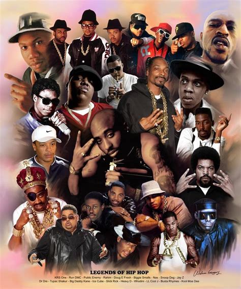 Legends of Hip Hop by Wishum Gregory | Hip hop poster, Hip hop artwork ...