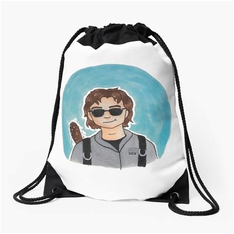 "Steve Harrington - Bat with the Nails" Drawstring Bag by lkhooper | Redbubble