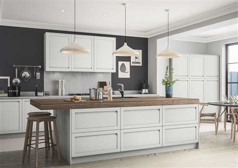 Contemporary Handleless Shaker Style Kitchen | OG Kitchens