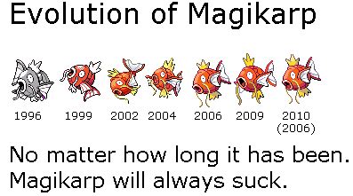 Evolution of Magikarp by Gothboy86 on DeviantArt