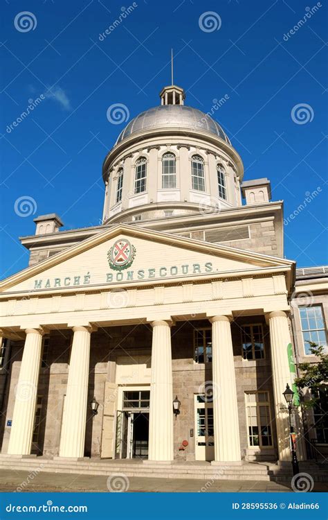 Bonsecours Market in Montreal Editorial Photo - Image of canada, architecture: 28595536