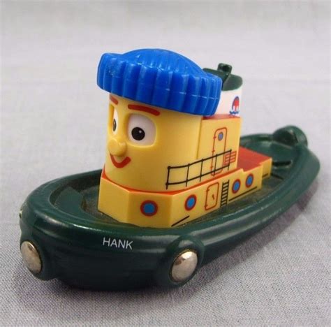 Theodore Tugboat Hank Figure Toy Boat Movable Eyes Magnetic Ship 4" Tug #BRIO | Toy boat ...