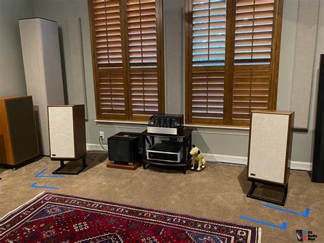 KLH Model Five Speakers - Walnut/Linen - Mint For Sale - US Audio Mart