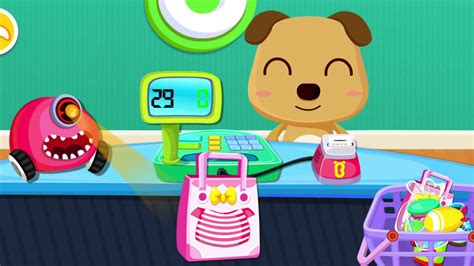 Babybus My Supermarket game for kids - YouTube