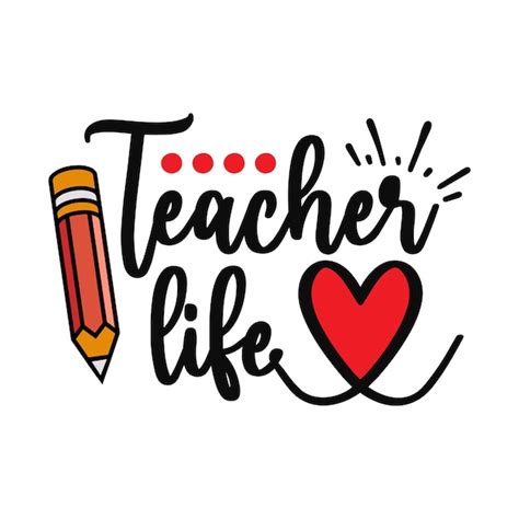 Premium Vector | Teacher life