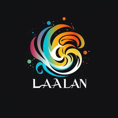 Premium Vector | Design a logo with the content of lan artistic ...