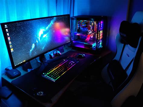 My Setup: I caught the RGB fever : r/pcmasterrace