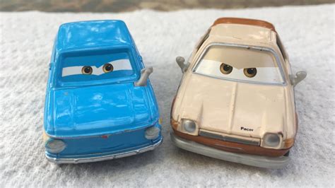 Mattel Vladimir Trunkov & Tubbs Pacer Disney Pixar Cars 2 Diecast - YouTube