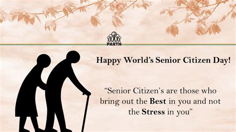 World Senior Citizens Day 2020 - Date, Slogans, Quotes - SolutionWeb in ...