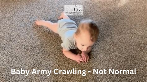 Baby Army Crawling - Not Normal and Why - Atypical Development Baby ...