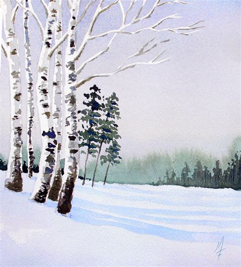 Easy Watercolor Landscape