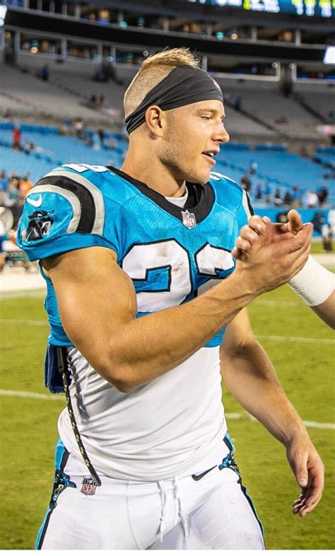 Run CMC | Carolina panthers football, Shirtless hunks, Christian mccaffery