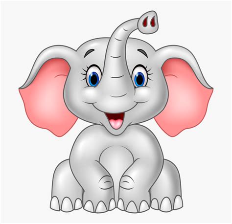 Elephant Clipart Png - Baby Elephant Cartoon Png , Free Transparent Clipart - ClipartKey