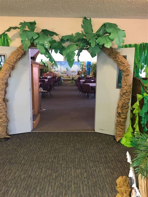 Shipwrecked VBS. Main entry. | Vbs themes, Jungle decorations, Vbs crafts