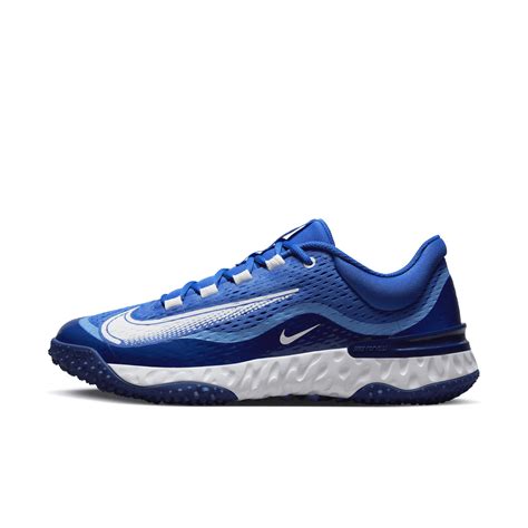 Nike Men's Alpha Huarache Elite 4 Turf Baseball Shoes In Blue | ModeSens