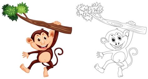 Details 73+ monkey sketch best - seven.edu.vn