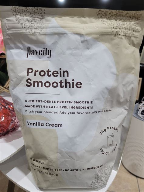 FlavCity Protein smoothie vanilla cream 20 servings. FREE SHIPPING - Protein Shakes & Bodybuilding