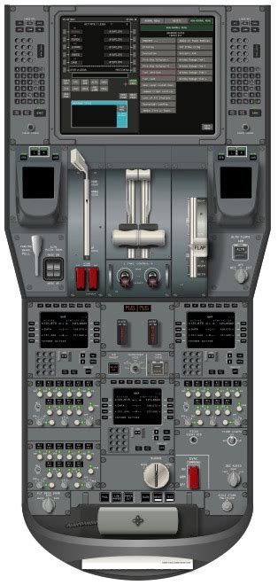 Boeing B787 Flight Deck Cockpit Training Posters by Flightvectors | Boeing B787