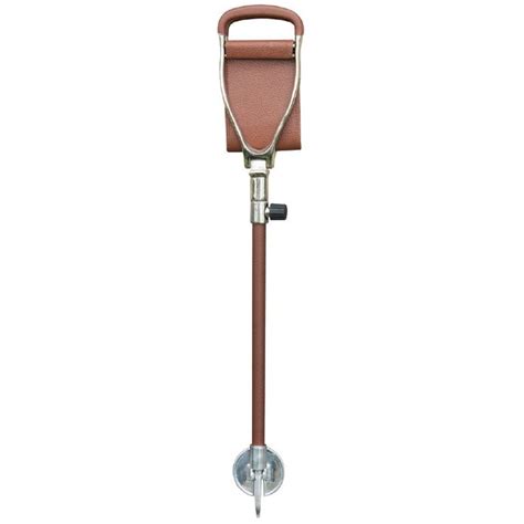 Country Tan Leather Walking Seat Stick | Health and Care