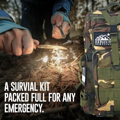 Pre-Packed Survival Backpack - Survival Kit For Family - Sirius Survival