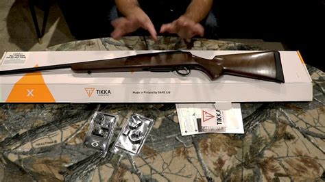 NEW Tikka T3x Hunter Unboxing - YouTube