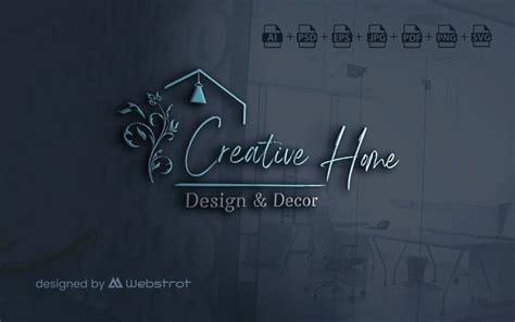 Creative Home - Appliances Logo Template - TemplateMonster