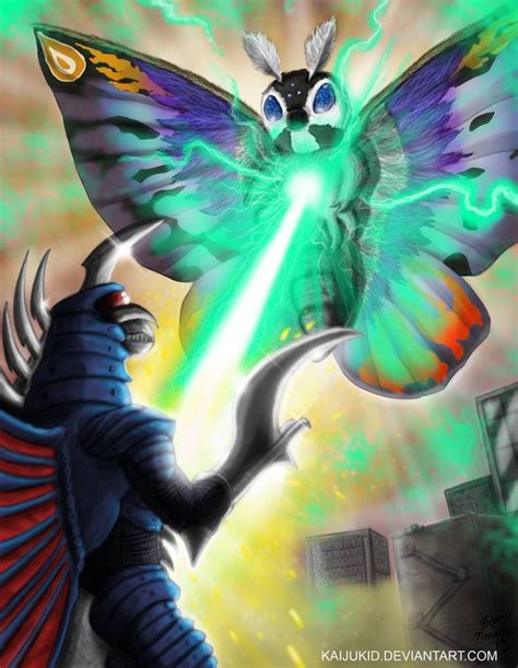 Mothra Leo vs. Final Gigan by KaijuKid | Kaiju art, Godzilla wallpaper ...