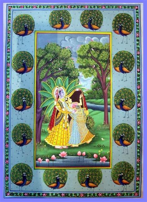 Radha Krishna Silk Paintings at Best Price in Ajmer, Rajasthan | SHIV SHAKTI ART & HANDICRAFT
