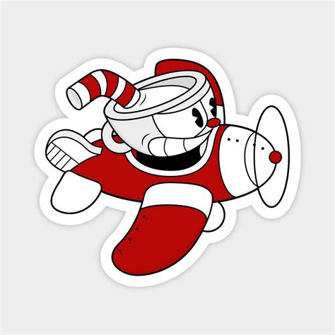 Aero Cuphead Magnet | Cuphead | Vinyl sticker, Sticker design, Cool ...