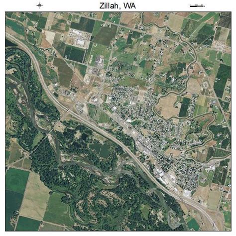 Aerial Photography Map of Zillah, WA Washington