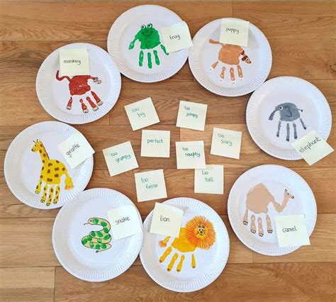 Dear Zoo Activities: Hand Print Animals For Little Ones - Mum's ...