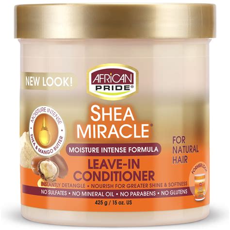 African Pride Shea Miracle Moisture Intense Leave-In Conditioner - For ...