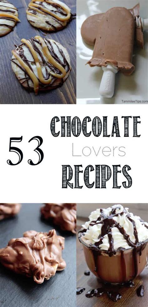 53 Chocolate Lovers Recipes